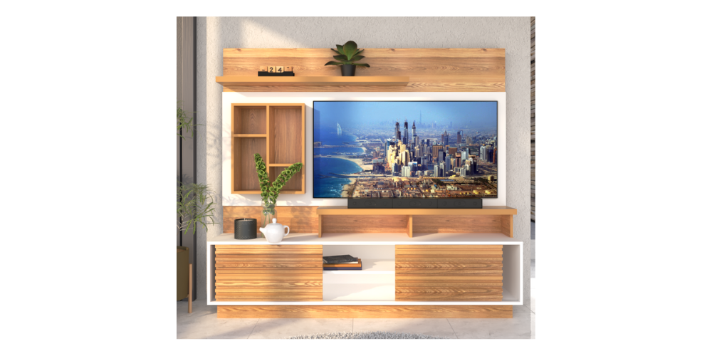 MODERN TV CABINET DIVIDER GOOD FOR 75 INCH TV