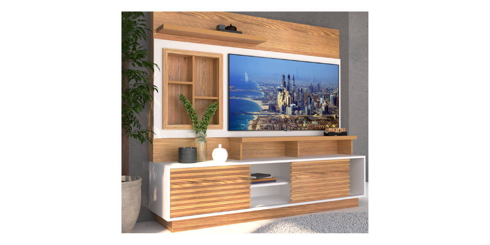 MODERN TV CABINET DIVIDER GOOD FOR 75 INCH TV