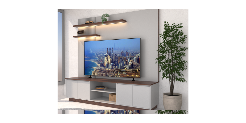 MODERN TV CABINET DIVIDER GOOD FOR 75 INCH TV