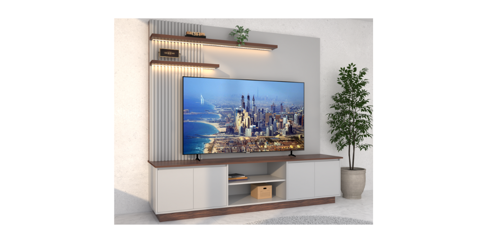 MODERN TV CABINET DIVIDER GOOD FOR 75 INCH TV