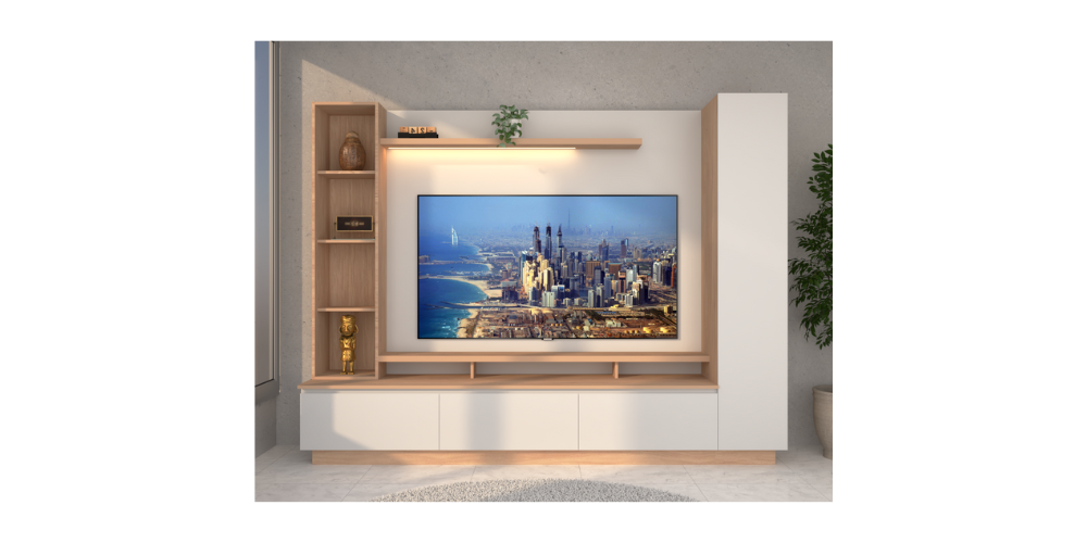 MODERN TV CABINET DIVIDER GOOD FOR 75 INCH TV