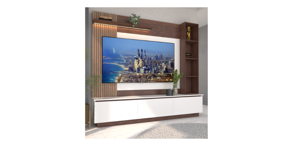 MODERN TV CABINET DIVIDER GOOD FOR 75 INCH TV