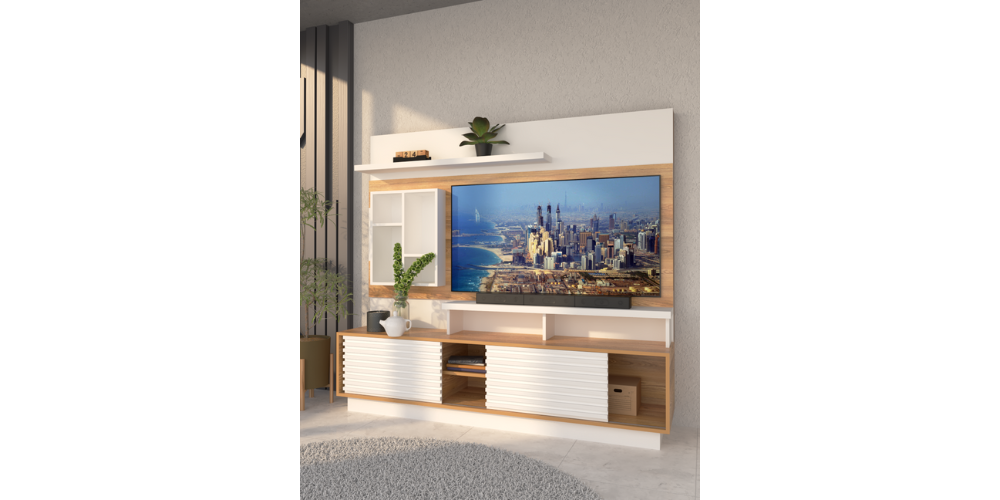 MODERN TV CABINET DIVIDER GOOD FOR 75 INCH TV