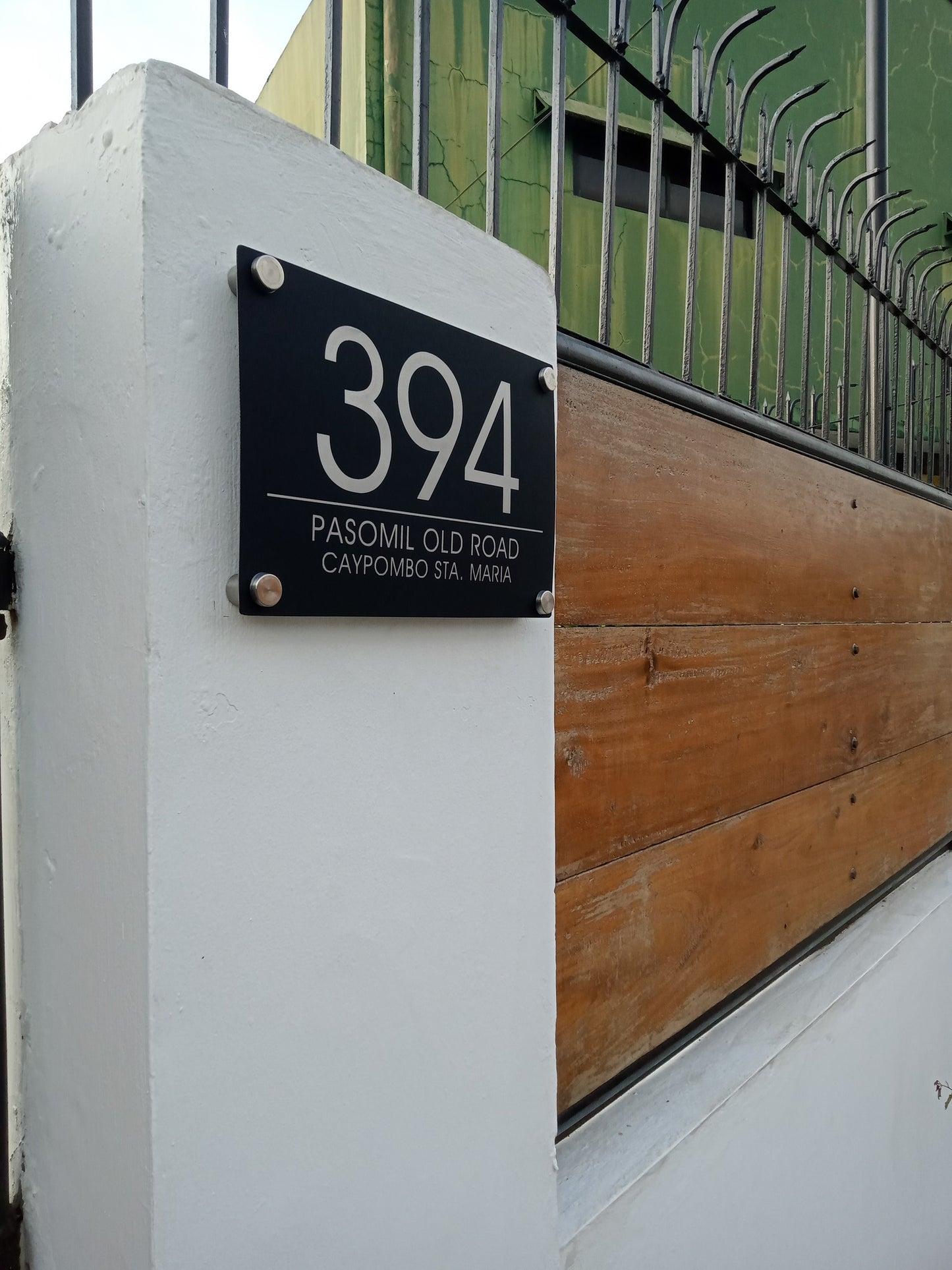 Home Number Plaque