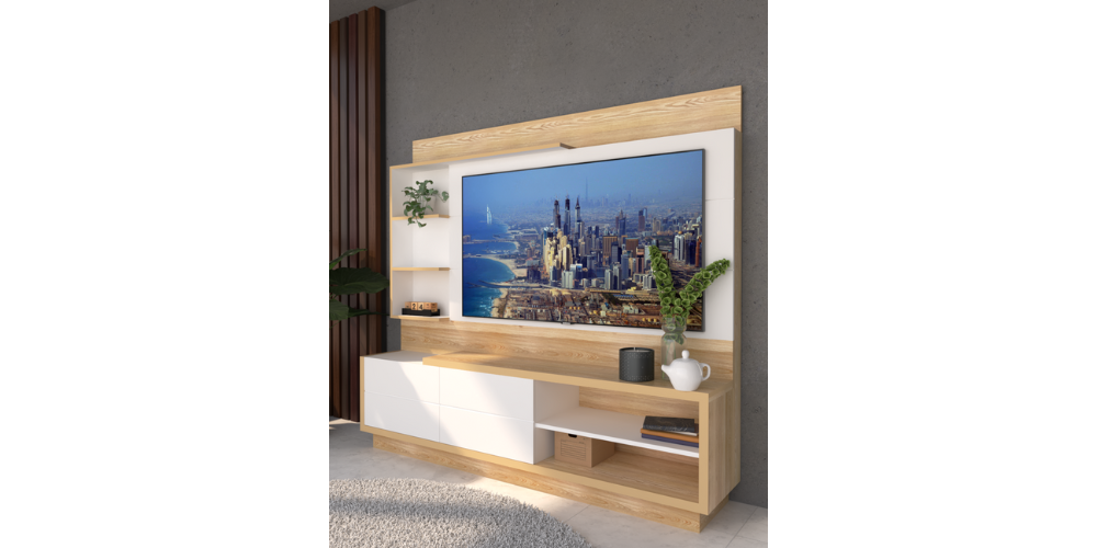 MODERN TV CABINET DIVIDER GOOD FOR 75 INCH TV