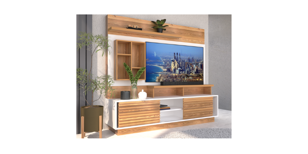 MODERN TV CABINET DIVIDER GOOD FOR 75 INCH TV