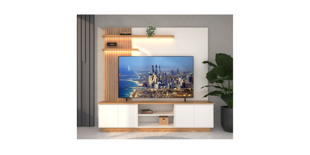 MODERN TV CABINET DIVIDER GOOD FOR 75 INCH TV