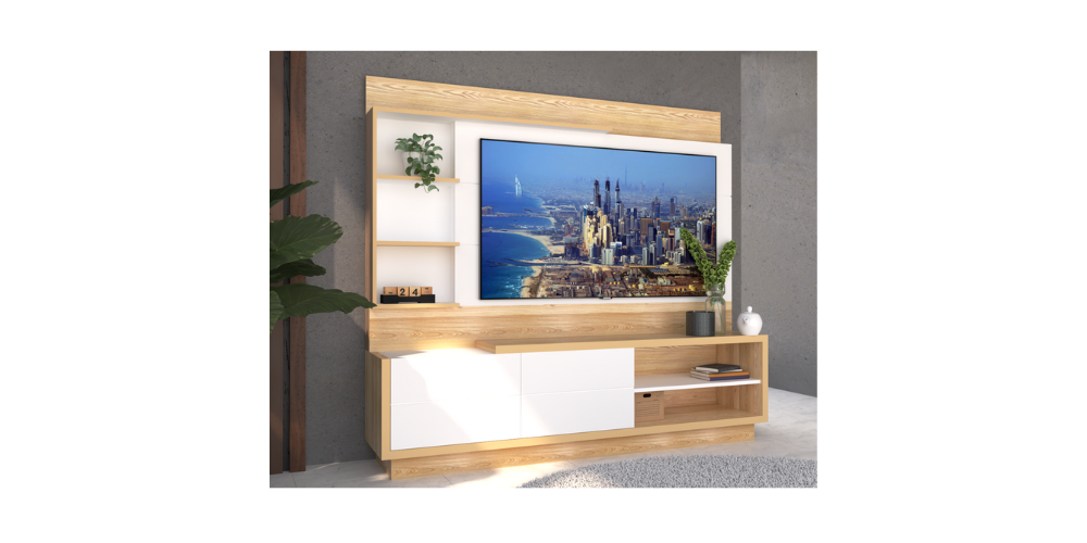 MODERN TV CABINET DIVIDER GOOD FOR 75 INCH TV