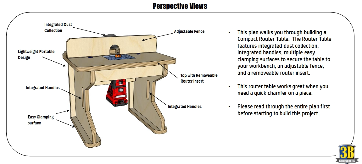 DIY ROUTER TABLE WITH STAND