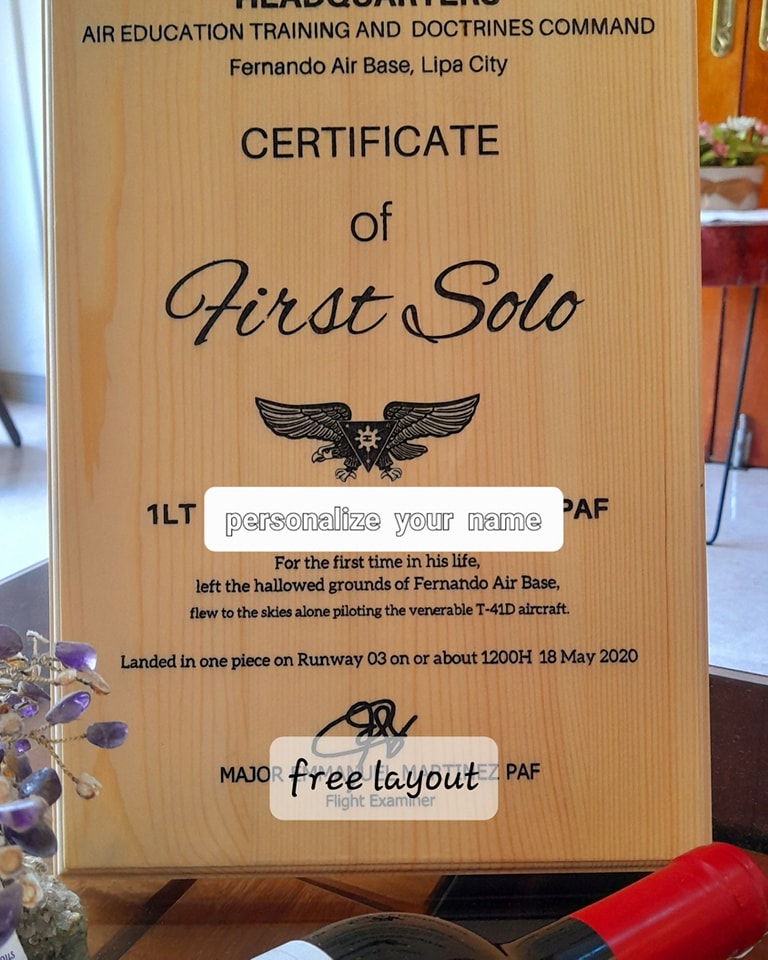 Laser Engraved Plaque with Picture A4 SIZE