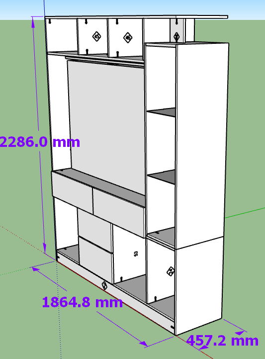 ROTATING TV CABINET CULASI MODEL