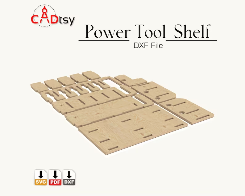 POWER TOOLS SHELF