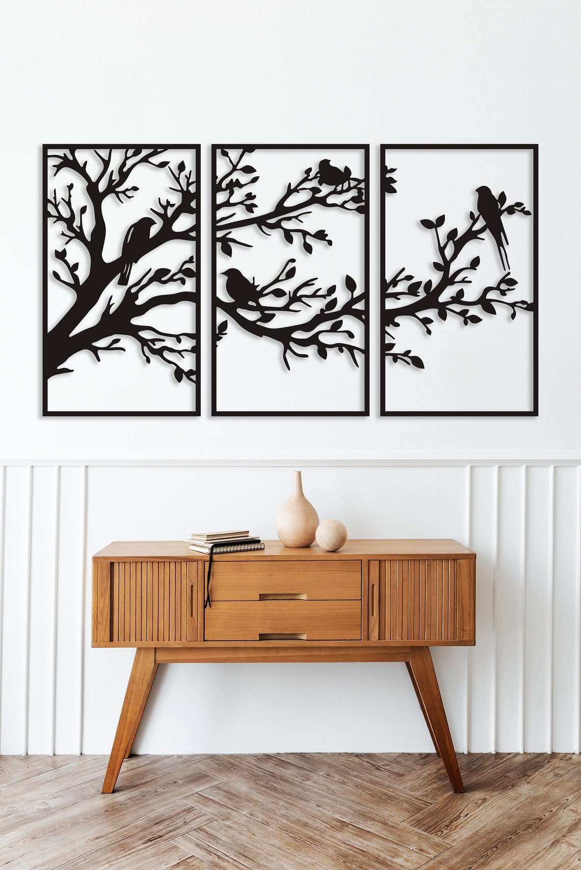 3 panel wall art for Sala