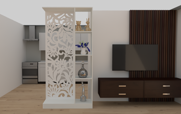 Sala Divider w/ Shelves