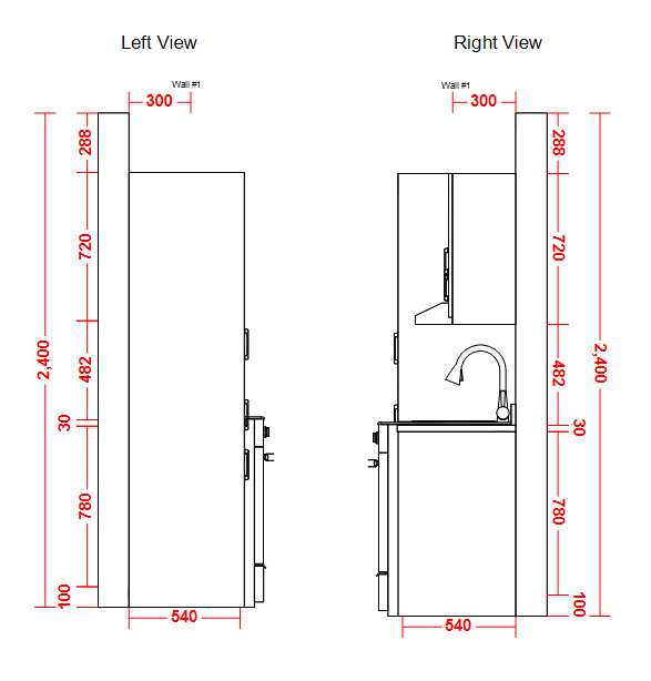 Kitchen Cabinet AB000-2