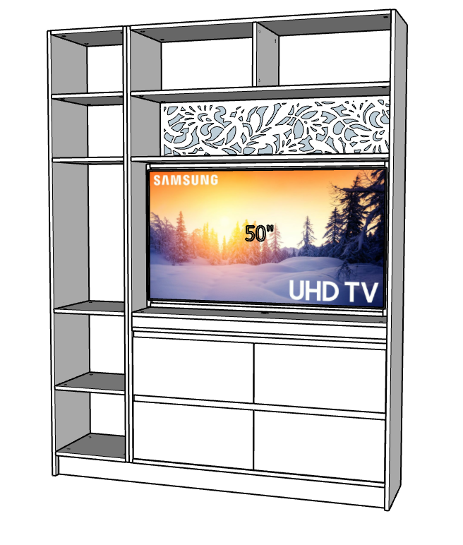 Lex Rotating TV Console