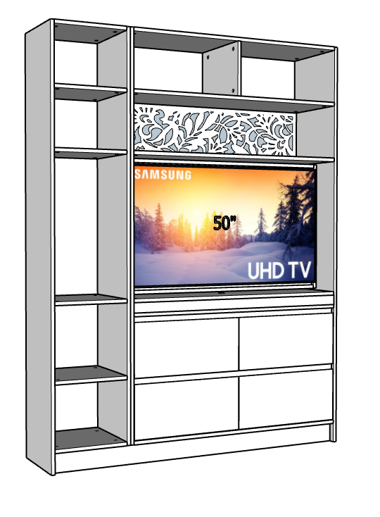 Lex Rotating TV Console