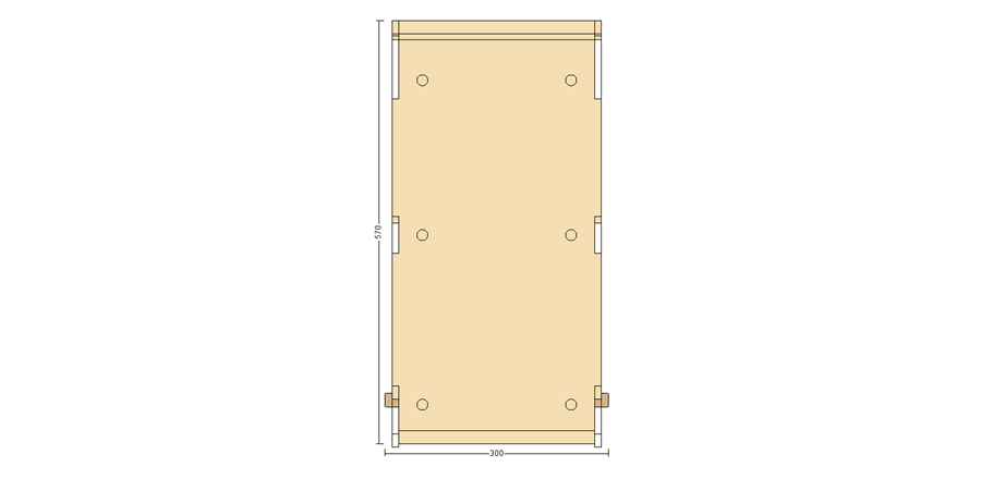 LEX RTA BASE CABINET FIT & LOCK ASSEMBLY