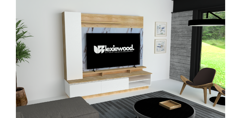 MODERN TV CABINET WALL MOUNTED V4