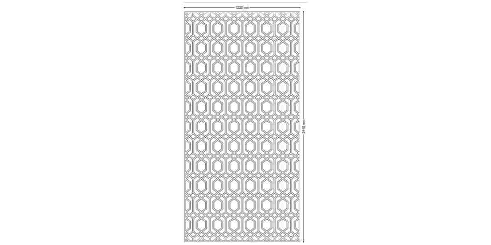 4x8 WALL DECOR  12mm Marine PLywood NO PAINT