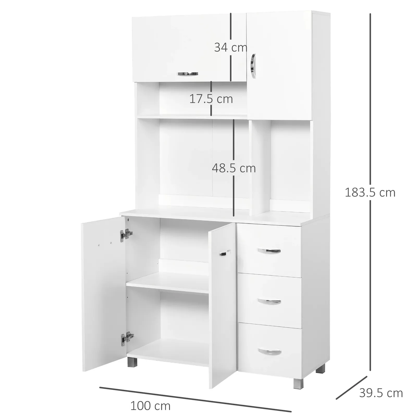 LEX Kitchen Pantry Cabinet  (3 Days Pre Order)