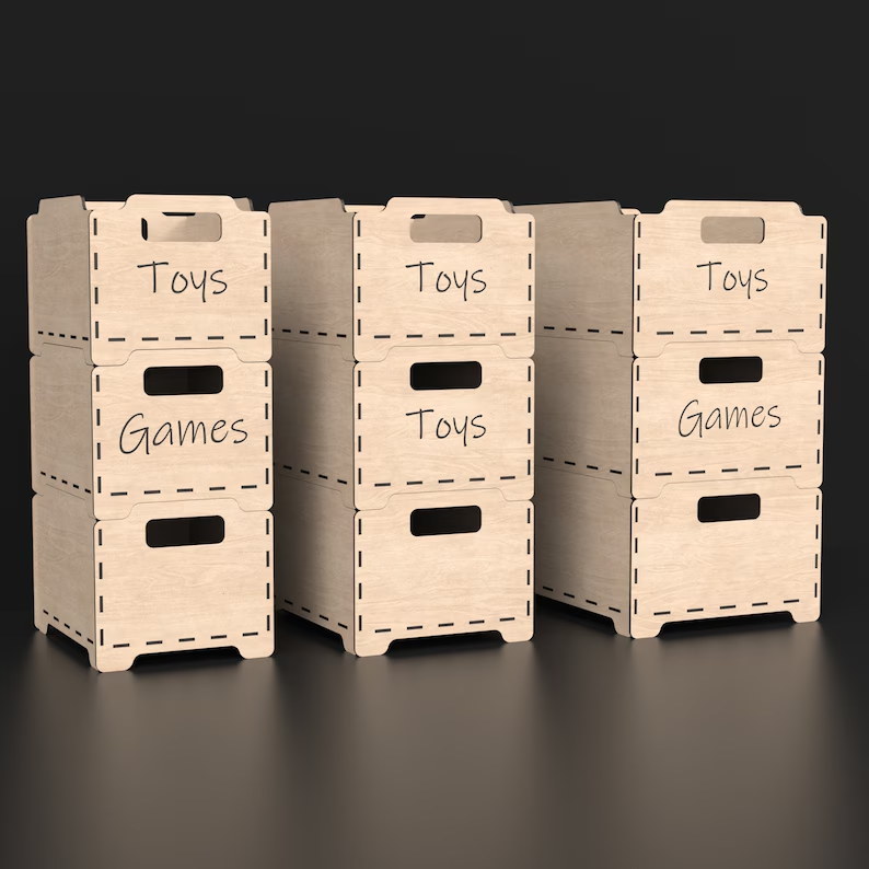 STACKABLE STORAGE CRATE