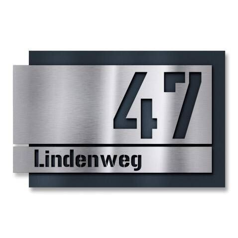 Home Number Plaque