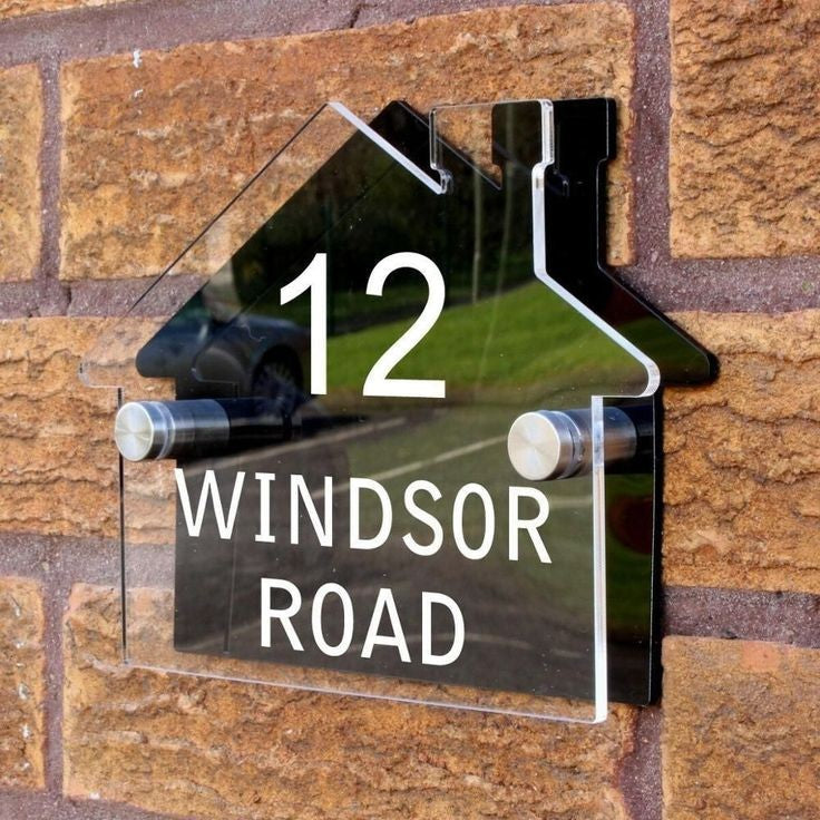 Home Number Plaque