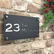 Home Number Plaque