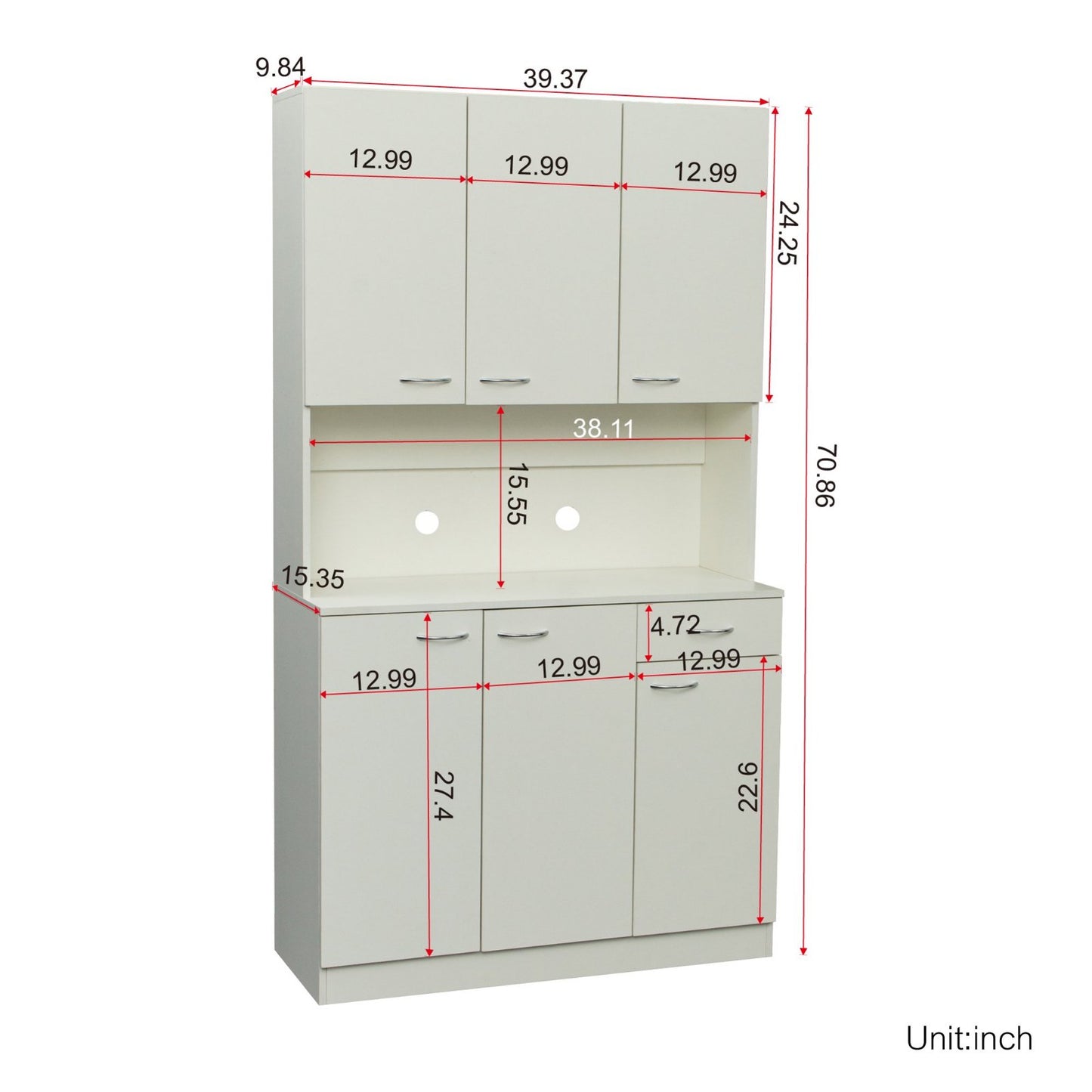 LEX Kitchen Pantry Cabinet  (3 Days Pre Order)