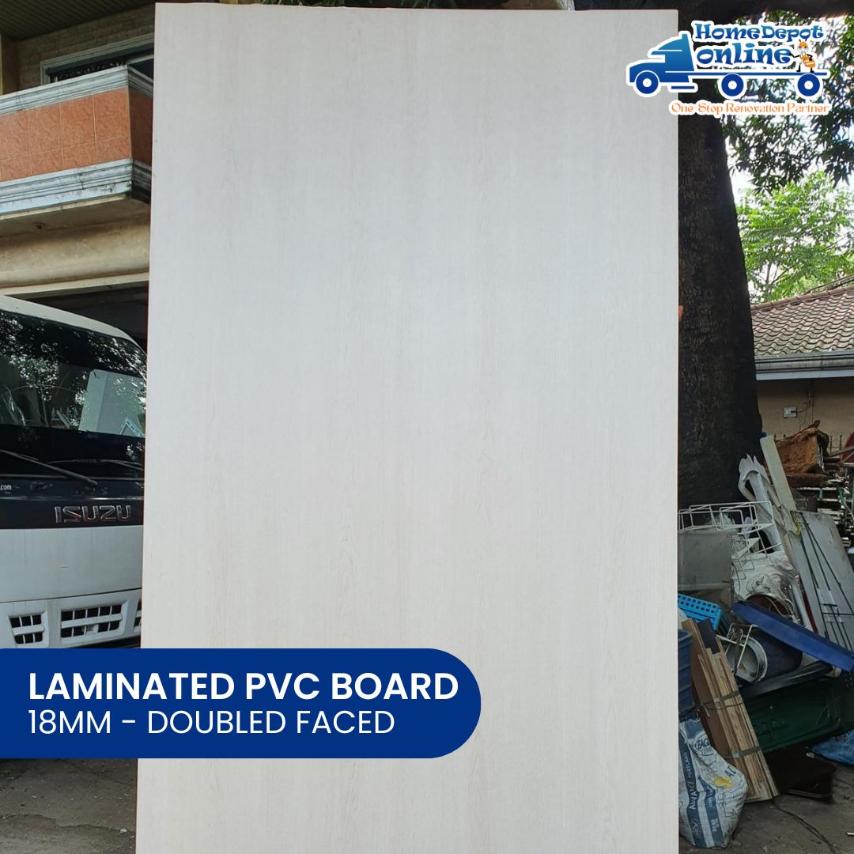 LAMINATED PVC BOARD 18MM 2F WOOD GRAIN