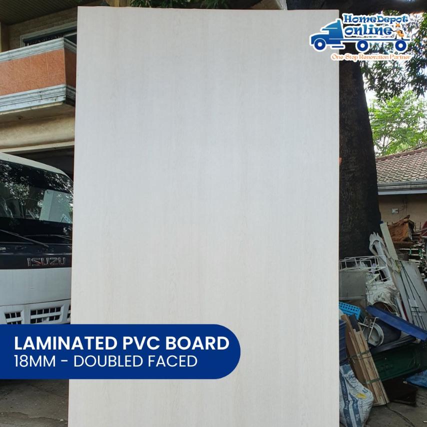 LAMINATED PVC BOARD 18MM 2F WOOD GRAIN